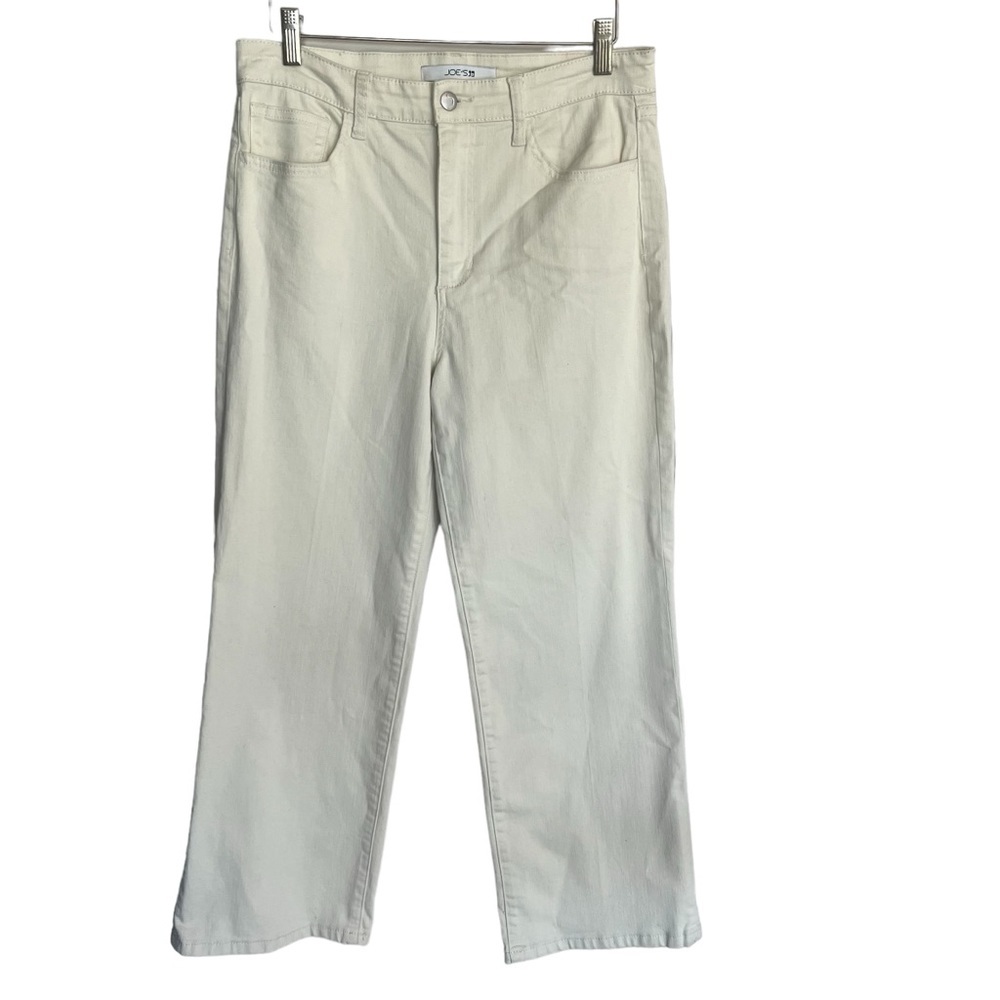 JOE’s Pale Yellow High Rise Wide Leg Jeans Size 29